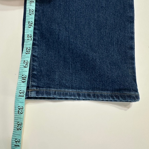 NYDJ Marilyn Straight Leg Lift Tuck Jeans Womens 14 (34x31) Medium Wash‎ Denim - Picture 13 of 13